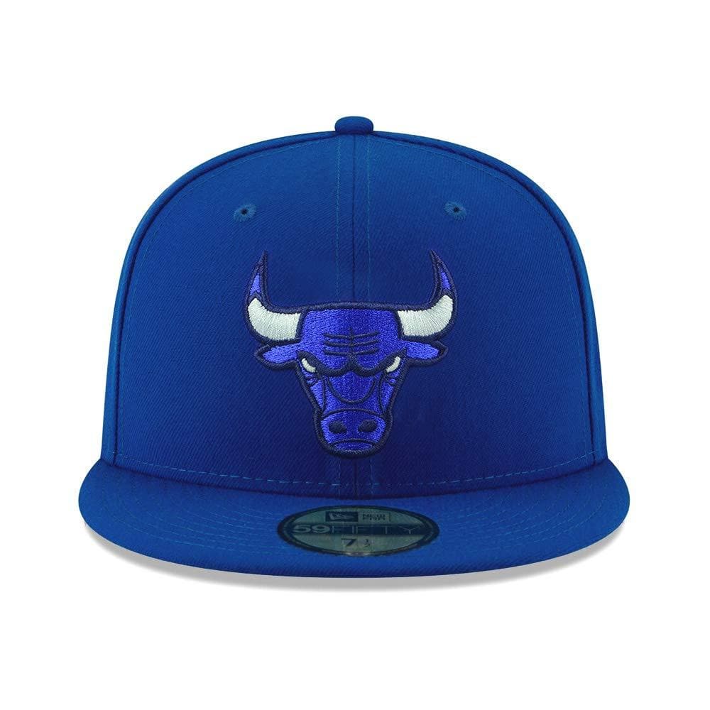 New Era Blue Chicago Bulls 59FIFTY Fitted Hat