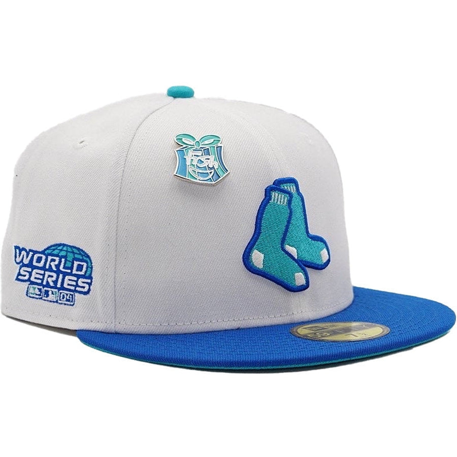 New Era x Fresh Rags Boston Red Sox 2004 World Series Opitc White/Blue