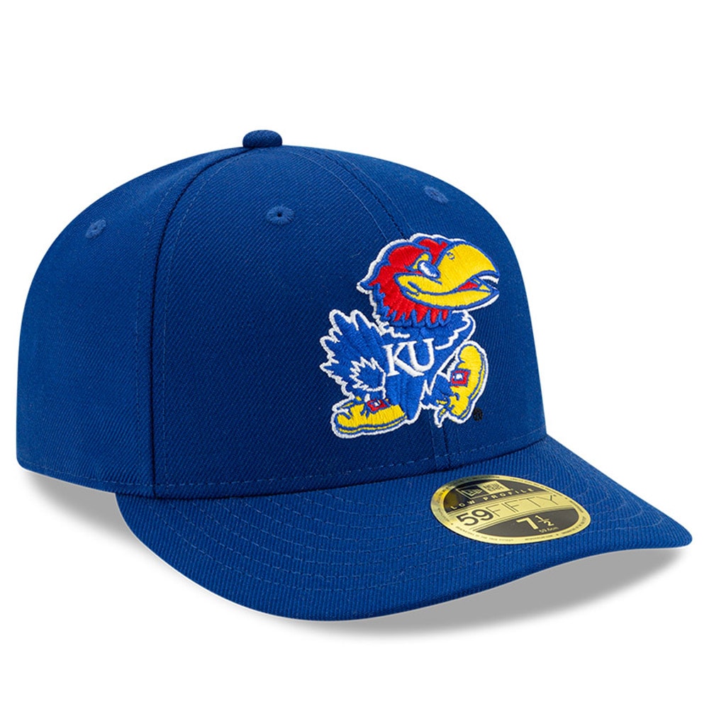 New Era Kansas Jayhawks Royal Blue Basic Low Profile 59FIFTY Fitted Hat