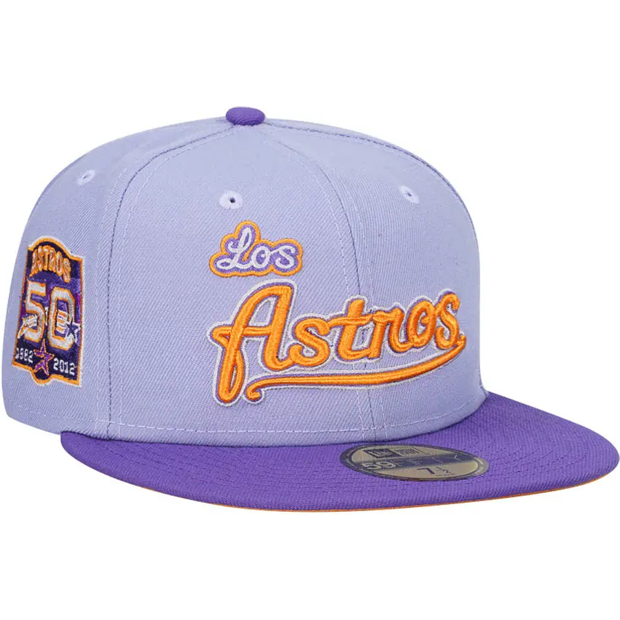 New Era Houston Astros 50th Anniversary Purple Infusion 59FIFTY Fitted Hat