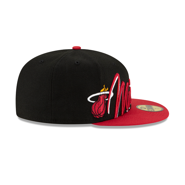 New Era Miami Heat Cursive 59FIFTY Fitted Hat