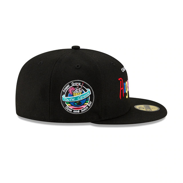 New Era Angel Grove Power Rangers Black 59FIFTY Fitted Hat