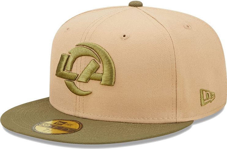 New Era Los Angeles Rams SoFi Stadium Saguaro Tan/Olive 59FIFTY Fitted Hat