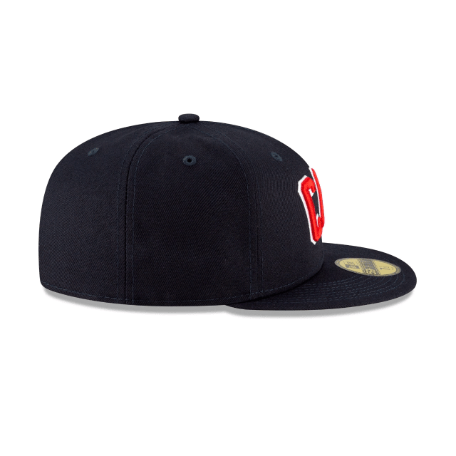 New Era Cleveland Indians Ligature 59Fifty Fitted Hat