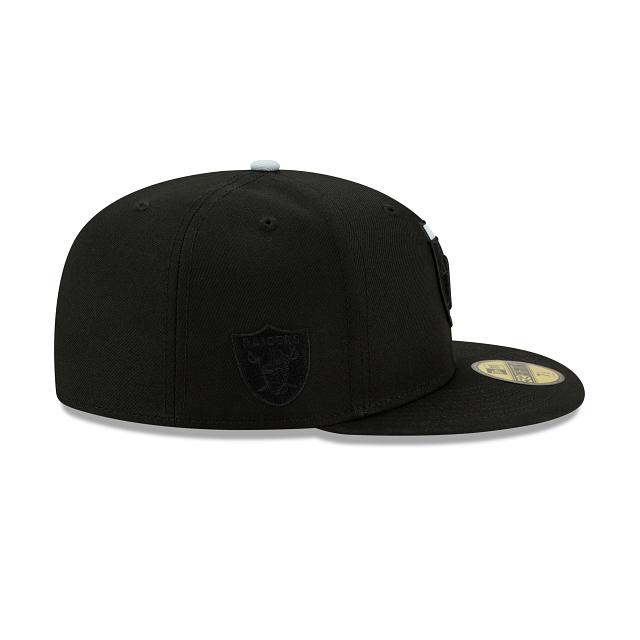 New Era Las Vegas Raiders State Logo Reflect Gray Bottom Fitted Hat