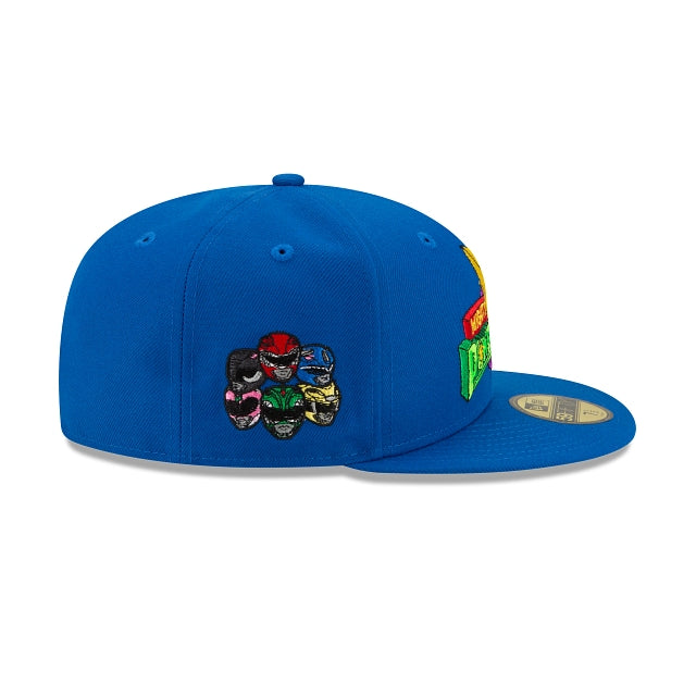 New Era Mighty Morphin Power Rangers Royal Blue 59FIFTY Fitted Hat