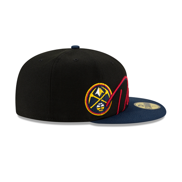 New Era Denver Nuggets Cursive 59FIFTY Fitted Hat