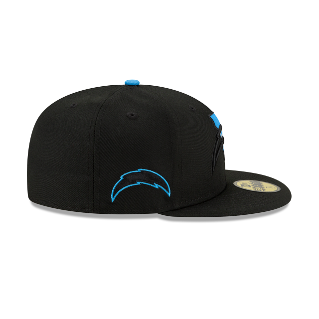 New Era Los Angeles Chargers State Logo Reflect Blue Bottom Fitted Hat