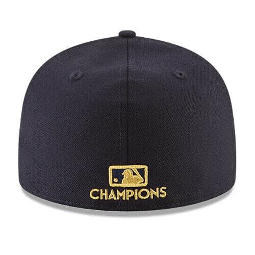 New Era Houston Astros 2017 World Series Champion Gold Badge 59FIFTY Fitted Hat