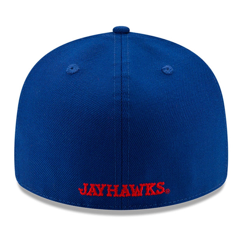 New Era Kansas Jayhawks Royal Blue Basic Low Profile 59FIFTY Fitted Hat