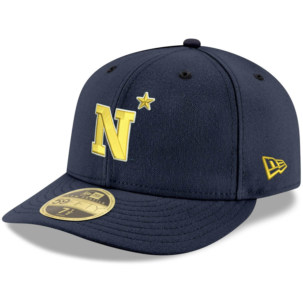 New Era Navy Midshipmen Navy Basic Low Profile 59FIFTY Fitted Hat