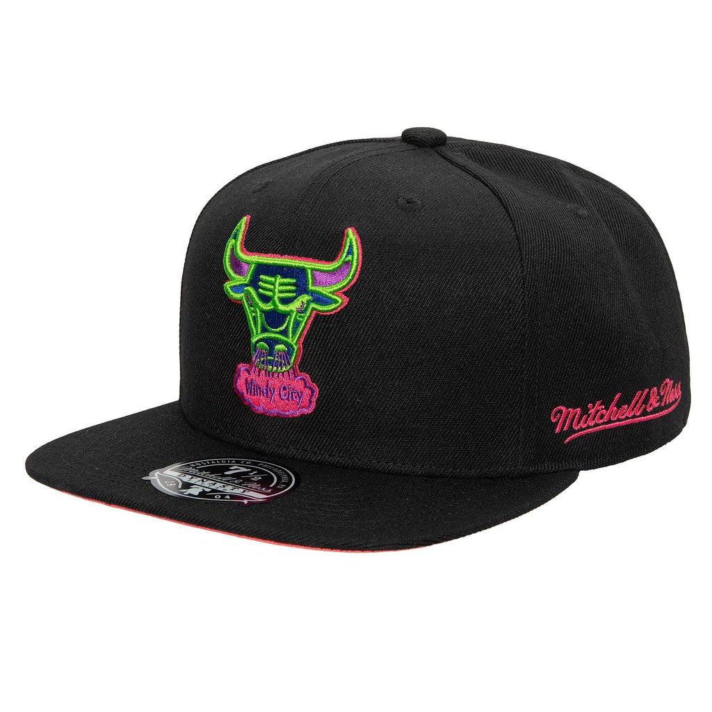Mitchell & Ness Chicago Bulls Color Bomb Hardwood Classics Fitted Hat