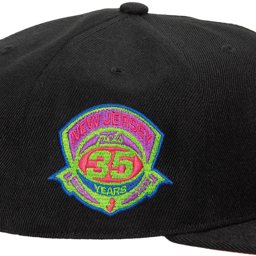 Mitchell & Ness New Jersey Nets Color Bomb Hardwood Classics Fitted Hat