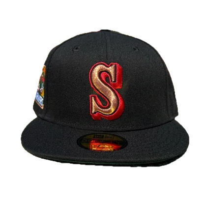 New Era Seattle Mariners Black/Copper/Red 30th Anniversay Crossover 59FIFTY Fitted Hat
