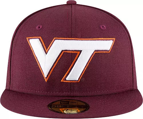 New Era Virginia Tech Hokies Maroon 59Fifty Fitted Hat
