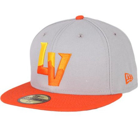 New Era Las Vegas Aviators Grey/Orange 59FIFTY Fitted Hat