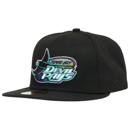 New Era Tampa Bay Rays Black 1998 Inaugural Season 59FIFTY Fitted Hat
