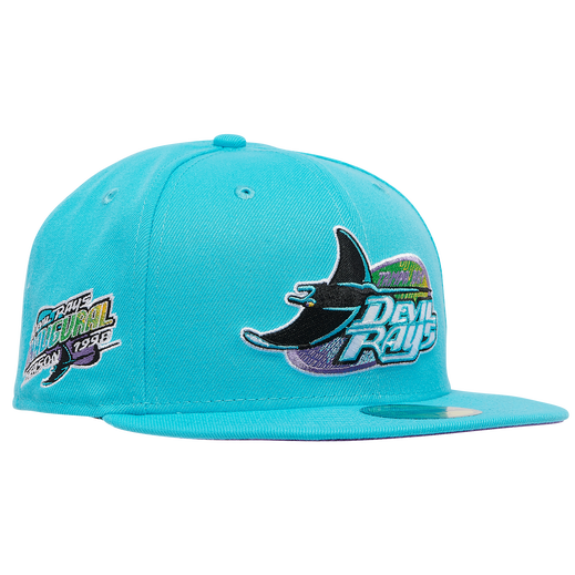 New Era Tampa Bay Rays Teal 1998 Inaugural Season 59FIFTY Fitted Hat