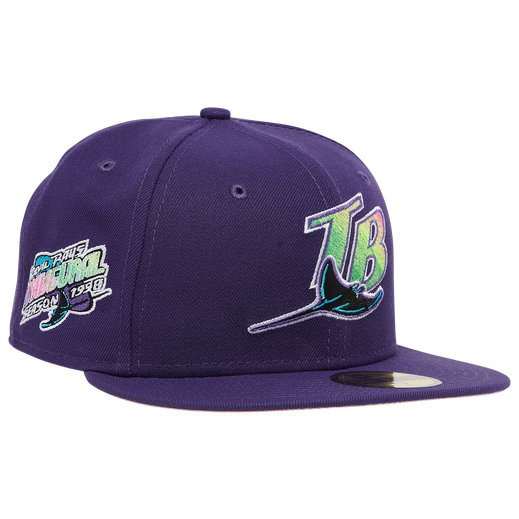 New Era Tampa Bay Rays Purple 1998 Inaugural Season 59FIFTY Fitted Hat