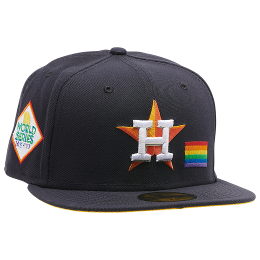 New Era Houston Astros Rainbow Pride Flag 59FIFTY Fitted Hat