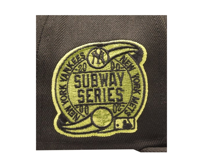 New Era x NYCMode New York Yankees Black/Apple Green 2000 Subway Series 59FIFTY Fitted Hat