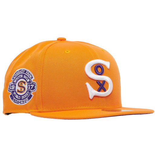 New Era Orange Chicago White Sox  Purple Undervisor 59FIFTY Fitted Hat