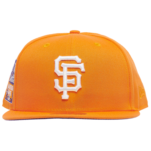New Era Orange San Francisco Giants Purple Undervisor 59FIFTY Fitted Hat
