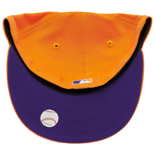 New Era Orange San Francisco Giants Purple Undervisor 59FIFTY Fitted Hat