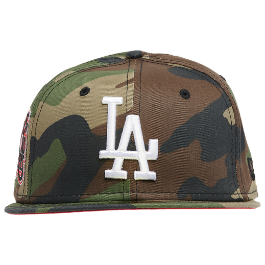 New Era Los Angeles Dodgers Camouflage 75th World Series Red undervisor 59FIFTY Fitted Hat