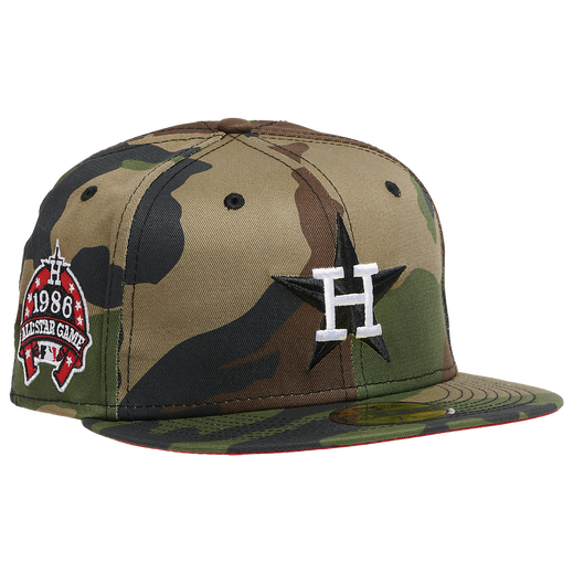 New Era Houston Astros Camouflage 1986 All-Star Game Red Undervisor 59FIFTY Fitted Hat