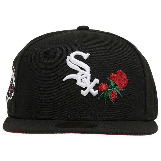 New Era Chicago White Sox Black/Red Rose 59FIFTY Fitted Hat