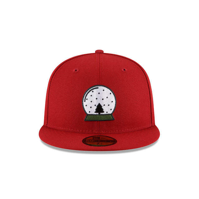 New Era Snow Globe Red 2022 59FIFTY Fitted Hat