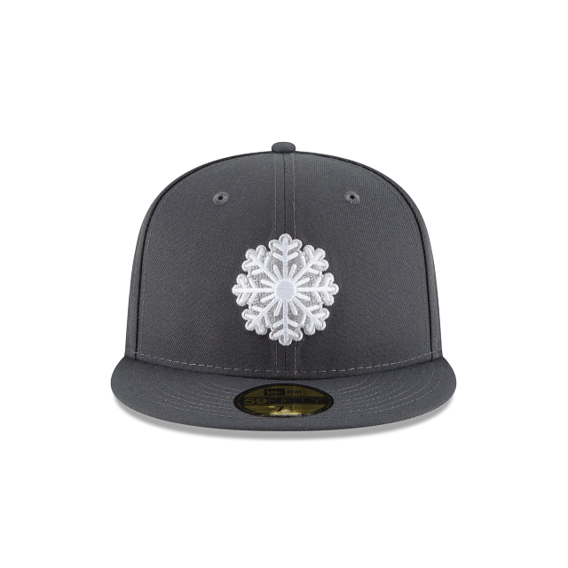 New Era Snowflake Dark Gray 2022 59FIFTY Fitted Hat