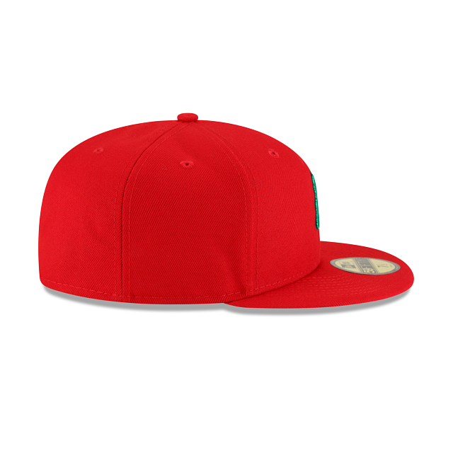 New Era Red Christmas Tree 2022 59FIFTY Fitted Hat | Xmas Cap