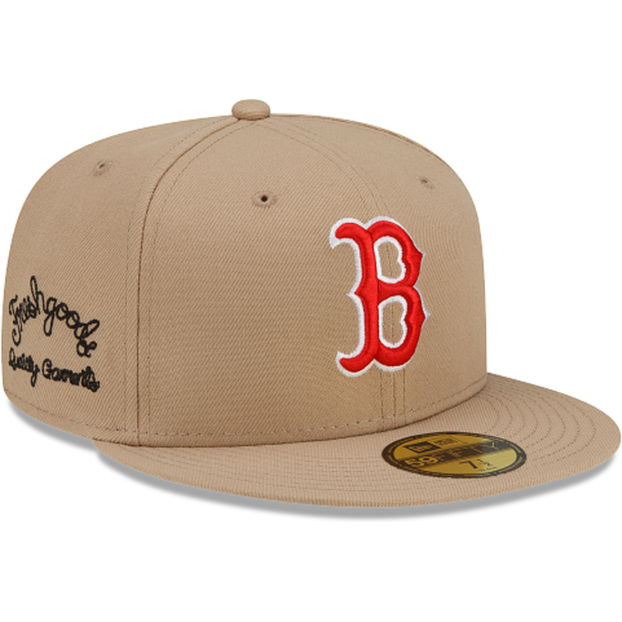 New Era  Joe Freshgoods X Boston Red Sox Camel 2022 59FIFTY Fitted Hat