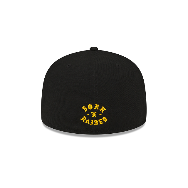 New Era Born x Raised Los Angeles Lakers Black 59FIFTY Fitted Hat