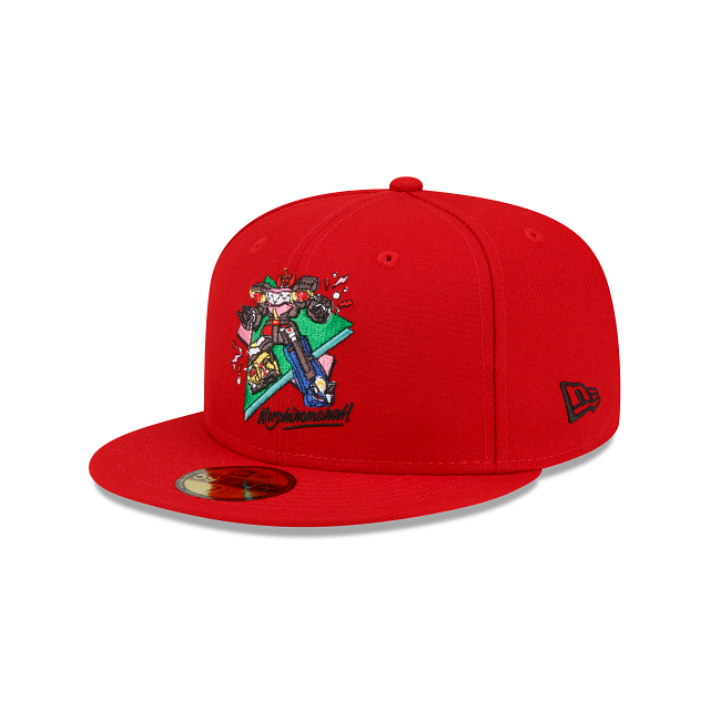New Era Red Retro Megazord Power Rangers 2022 59FIFTY Fitted Hat