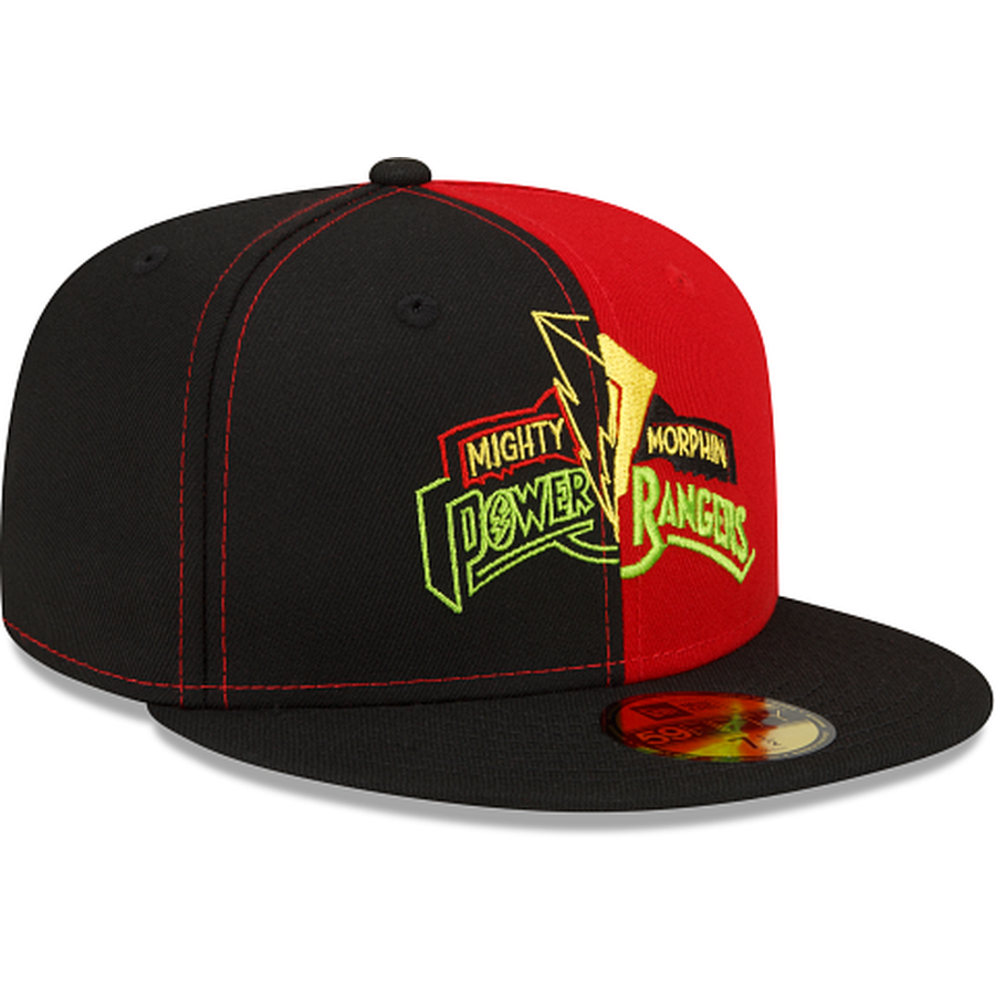 New Era Black/Red & Neon Power Rangers 2022 59FIFTY Fitted Hat