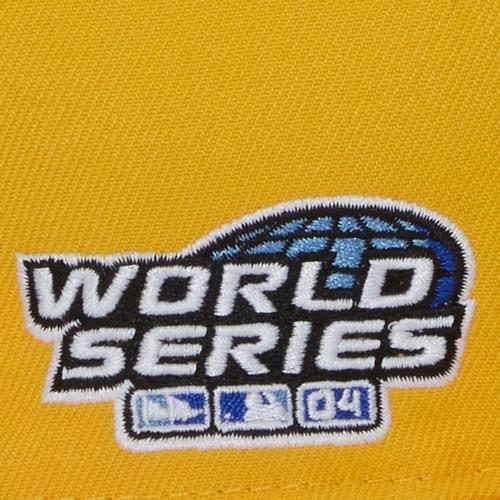 New Era Boston Red Sox Yellow 2004 World Series 59FIFTY Fitted Hat