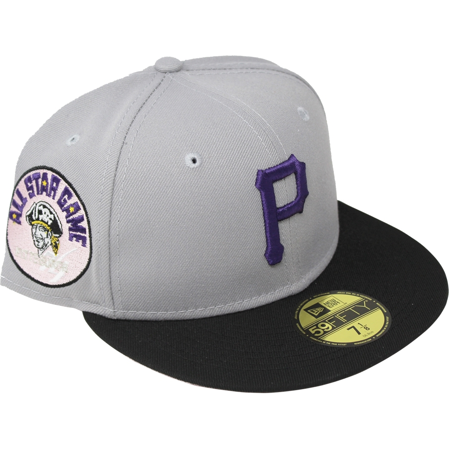 New Era Pittsburgh Pirates Gray/Black/Purple 1994 All-Star Game 59FIFTY Fitted Hat