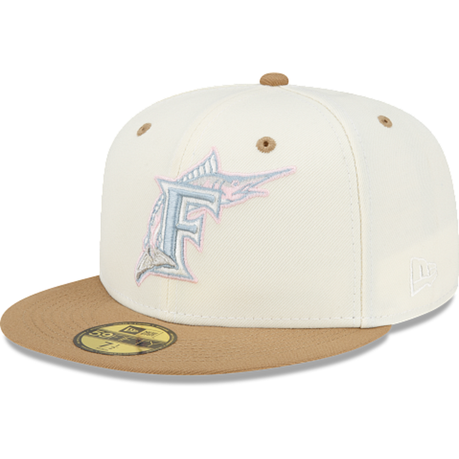 New Era  Just Caps Drop 1 Florida Marlins 2022 59FIFTY Fitted Hat