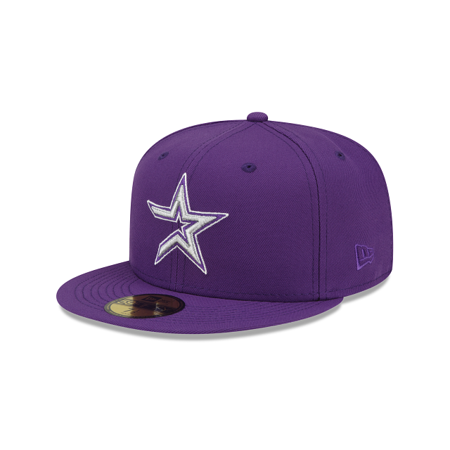 New Era  Purple Refresh Houston Astros 2022 59FIFTY Fitted Hat