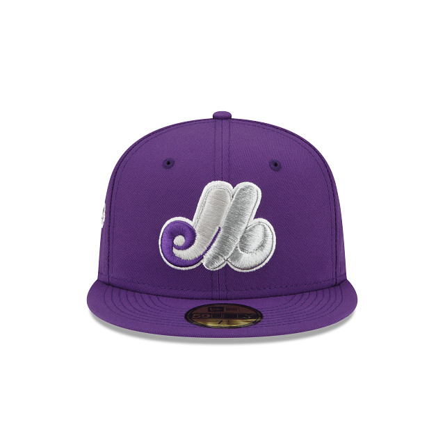 New Era  Purple Refresh Montreal Expos 2022 59FIFTY Fitted Hat