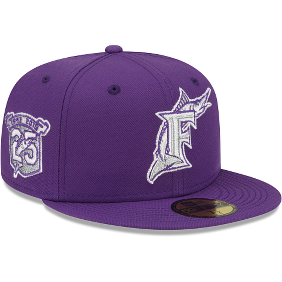 New Era  Purple Refresh Miami Marlins 2022 59FIFTY Fitted Hat