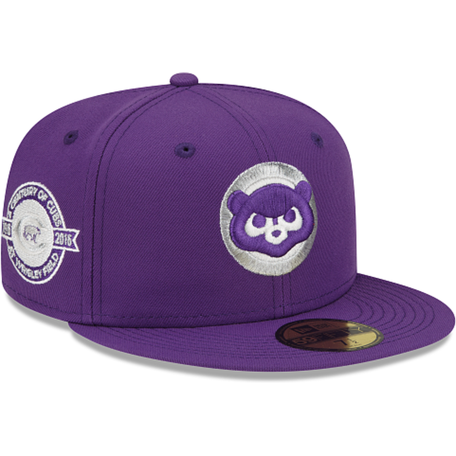 New Era  Purple Refresh Chicago Cubs 2022 59FIFTY Fitted Hat