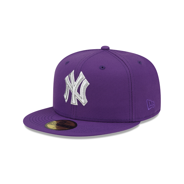 Psychworld New Era NY 59Fifty Fitted Hat Purple Men's - FW21 - US