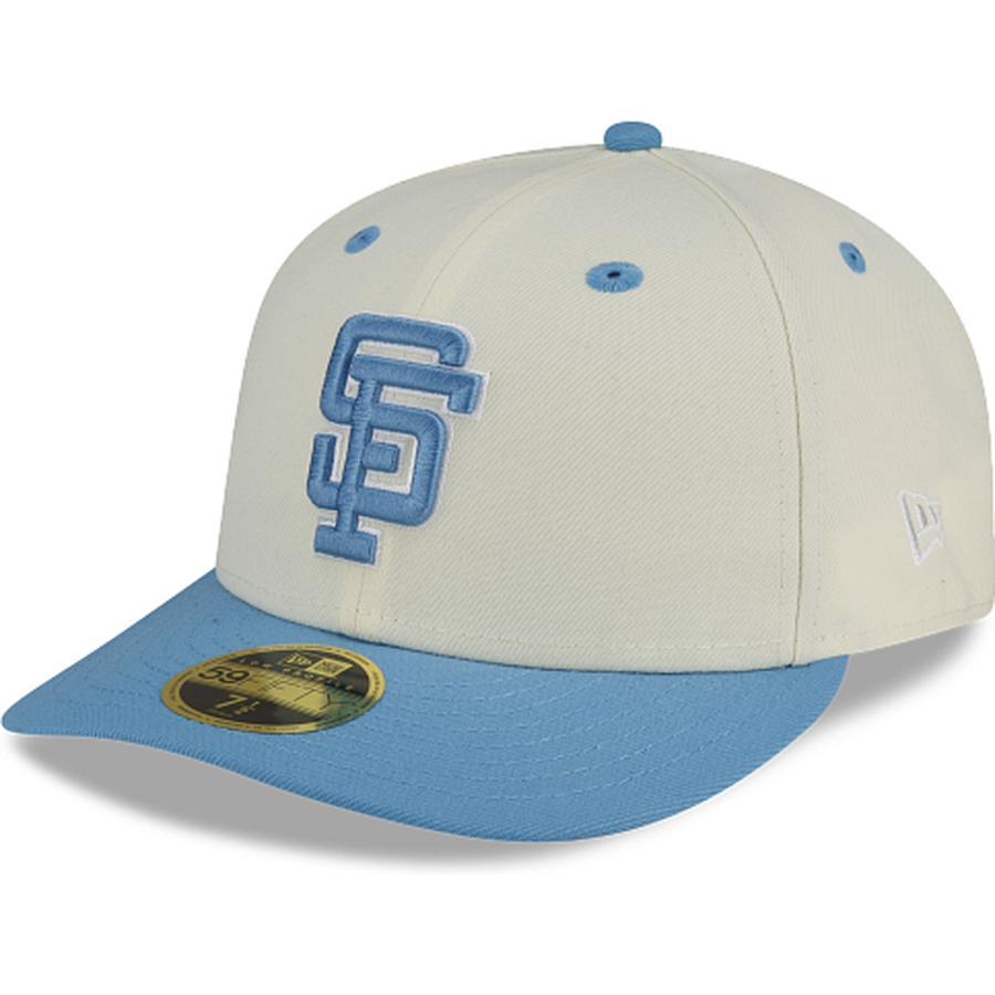 New Era San Francisco Giants Chrome Sky Low Profile 2022 59FIFTY Fitted Hat