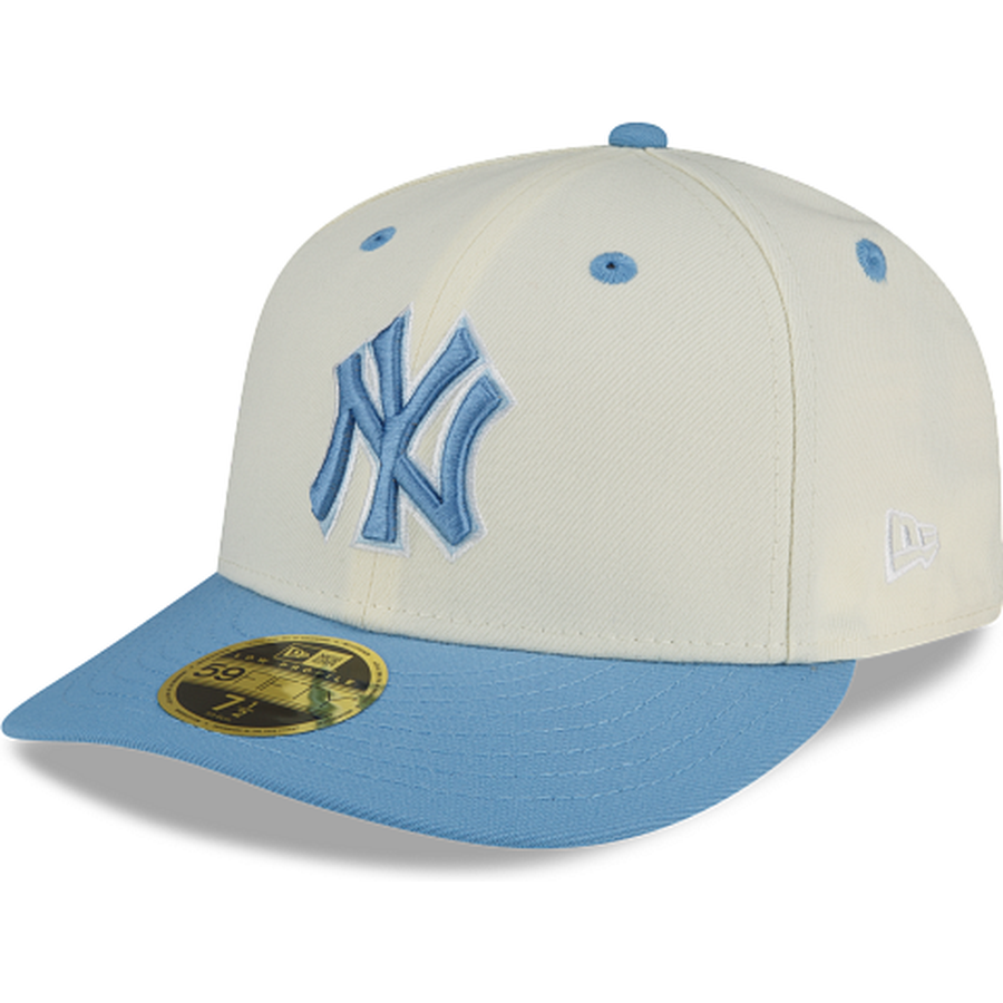 New Era New York Yankees Chrome Sky Low Profile 2022 59FIFTY Fitted Hat
