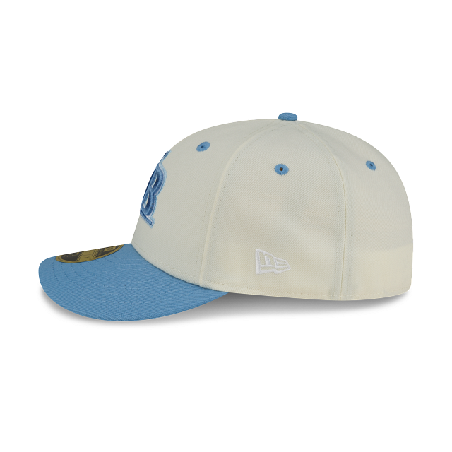 New Era Tampa Bay Rays Chrome Sky Low Profile 2022 59FIFTY Fitted Hat