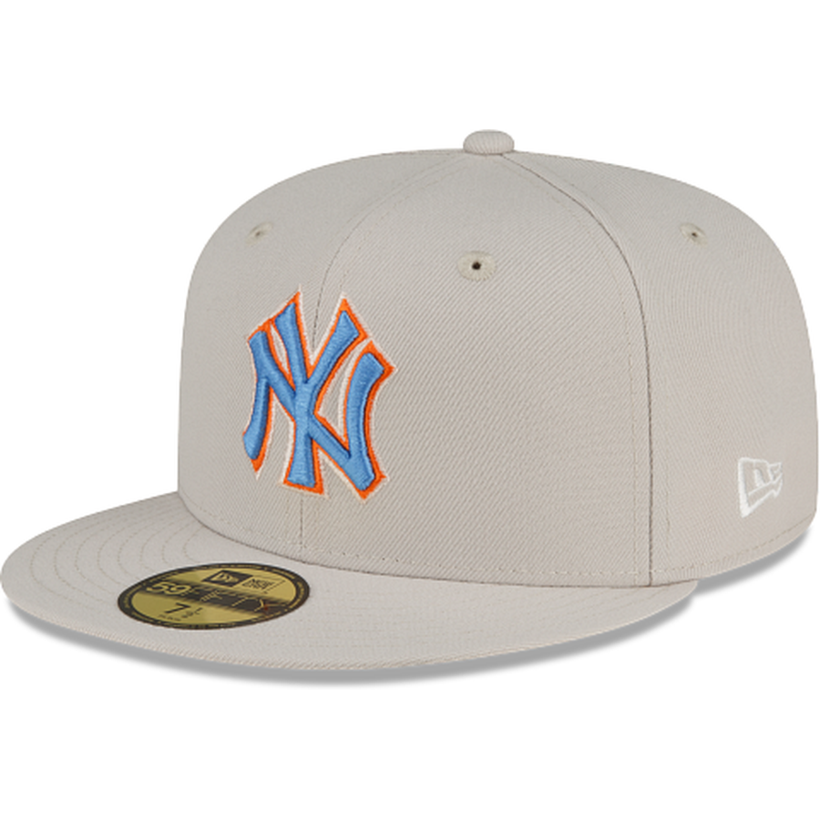 New Era  New York Yankees Stone Orange 2022 59FIFTY Fitted Hat